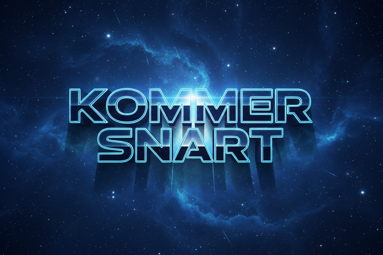 en bild som har en fet spännande bakrund, typ rymden liksom. Så ska det stå med något fett typsnitt  "KOMMER SNART". På något sätt ska bilden liksom vara finurlig och skapa spänning, om du gör det med skugga eller hur du gör det får du välja själv. Bilden får gärna ha som main color blå, mörkblå. 